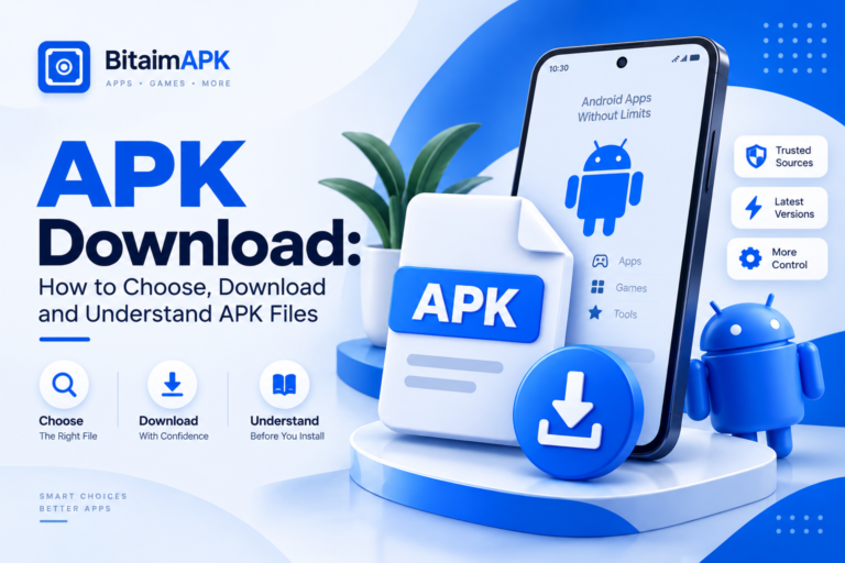 APK Download guide with Android phone and APK file